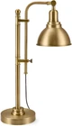 Rustic Desk Lamp Brass Adjustable, Industrial Style Metal Task Lamps 25"-29", Vi