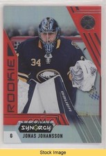 2020-21 Upper Deck Synergy Rookies Red Jonas Johansson #93 READ 5b7