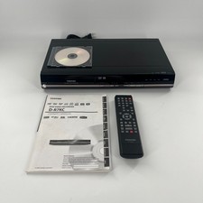 Toshiba D-R7 DVD Player Recorder HDMI w Remote Manual Blank Disc WORKS TESTED