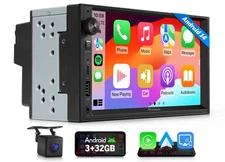 Eonon 7" UX7 2DIN Car Stereo Radio Wireless CarPlay & Android 14 Auto Navi WiFi