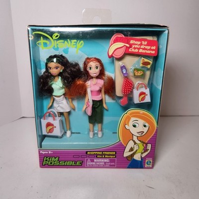 Disney Kim Possible Shopping Friends Kim & Monique 4'' dolls NEW Equity Marketing