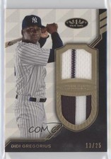 2018 Topps Tier One Relics 13/25 Didi Gregorius #T1DR-DG Dual Patch 0c3
