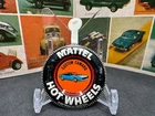 Original Vintage Hot Wheels Redline 1968 CUSTOM CAMARO Metal Button Badge Pin!