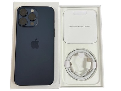 Apple iPhone 15 Pro MAX 1 TB Factory Unlocked ATT Tmobile Open Box Titanium Blue