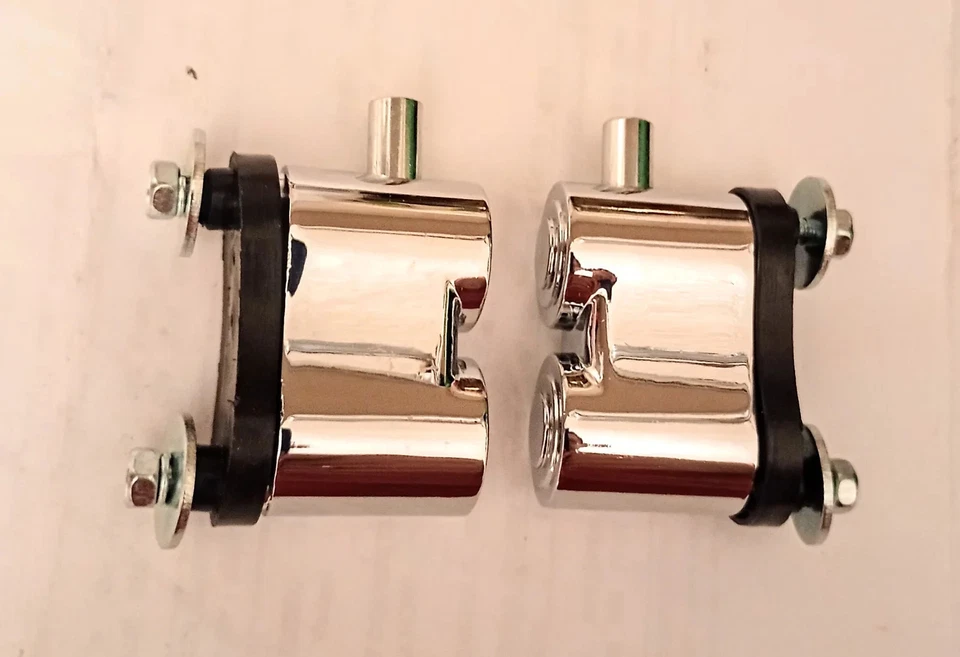 PDP (PACIFIC) DRUM LUGS PAIR W/ SCREWS & GASKETS - FREE SHIP TO C-USA! - Image 2 of 4