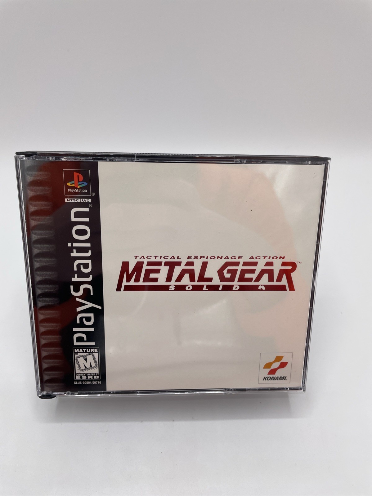 Metal Gear Solid PS1 PlayStation 1 Complete CIB Black Label
