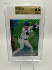 2026 Topps Finest Shohei Ohtani Green X-Fractor /99 BGS 9.5 POP 1
