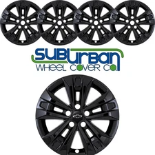 👀 2025-2026 Chevrolet Equinox LT IMP-522BLK 17" Gloss Black Wheel Skins SET/4 ✅