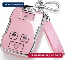 XIYANG TRADE for Chevy key fob cover case with Keychain,Key Case Shell TPU Full