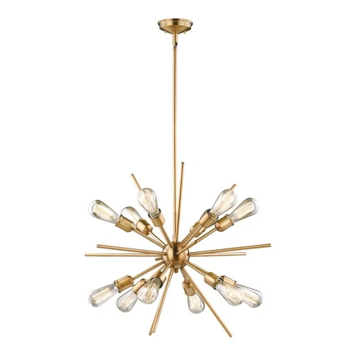 Vaxcel - Estelle 12-Light Pendant in Mid-Century Modern and Sputnik Style 27.5 - Picture 1 of 4