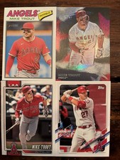 Mike Trout 4 Card LOT! Heritage / Stars Of MLB / Opening Day - LA Angels