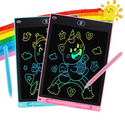 2 Zauberschiefer Blau/Pink Kind LCD 8,5 ́Tablett Schreiben Doodle Pad Geschenk