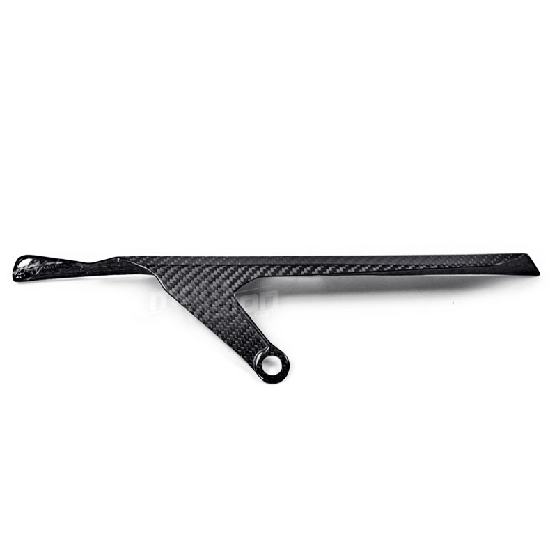 Guide chaîne en carbone brillant sergé pour Yamaha MT10 2022