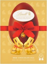 Lindt Gold Bunny Egg Milk Chocolate Easter Bunny 115g – Iconic Foil Wrapped Bunn