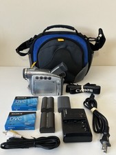 Canon NTSC ZR85 Mini DV Digital Video Camcorder 400x Zoom Parts Only Read Descr.