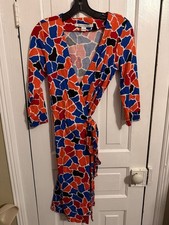 Diane von Furstenberg New Julian Two Wrap Dress Size 2