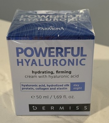 Farmona Powerful Hyaluronic Face Cream 50ml Day Night Moisturizer New