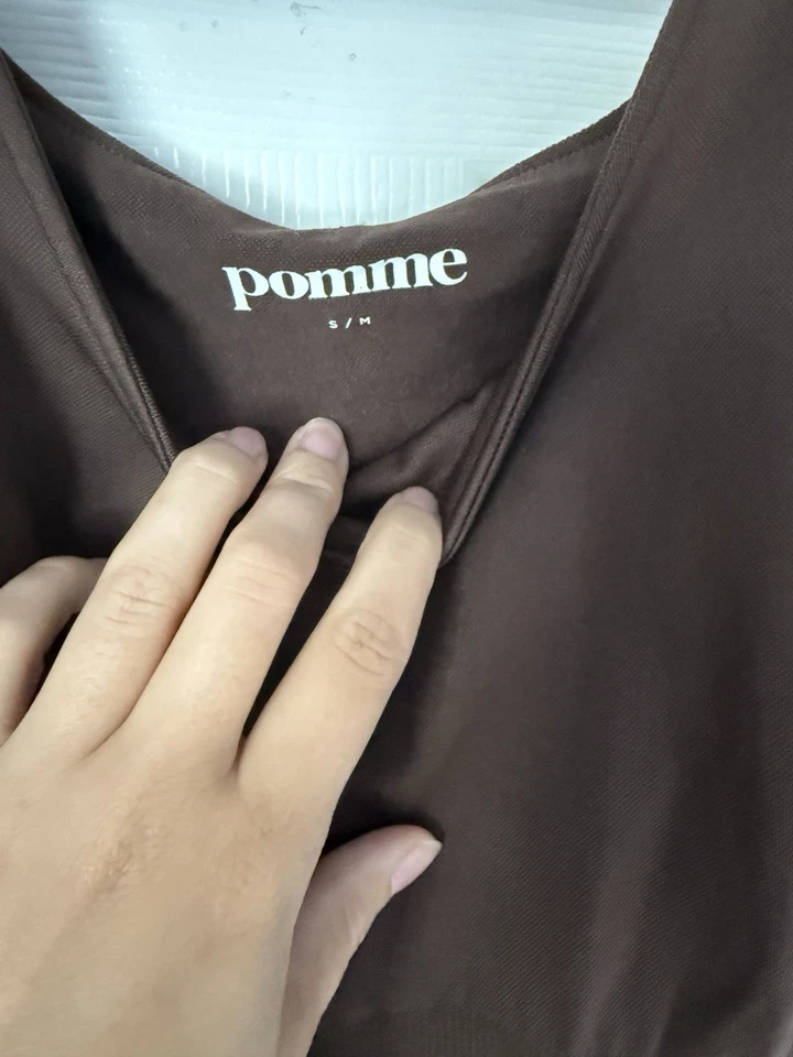 Nuevo con etiquetas Mono de equitación Pomme para mujer Ecuestre Cindy marrón S/M Foto 3 de 4