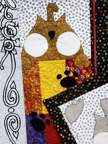 Table Runner Wall Hanging Pattern Applique Quilted Unused Nana's Pretties - Picture 4 of 7