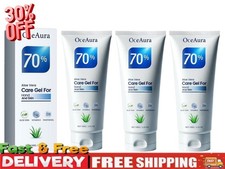 OceAura 70% Aloe Vera Care Gel with Vitamin E & Panthenol for Hand & Skin,~✅️ .