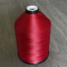 Tex-45 Bonded Nylon Thread Red 16 Oz Spool Cone Sewing BN-46 Z107MI USA Made