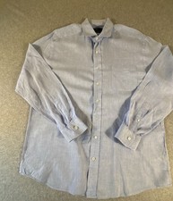 Vineyard Vines Shirt Mens Large Button Down Classic Fit Tucker 100 Linen