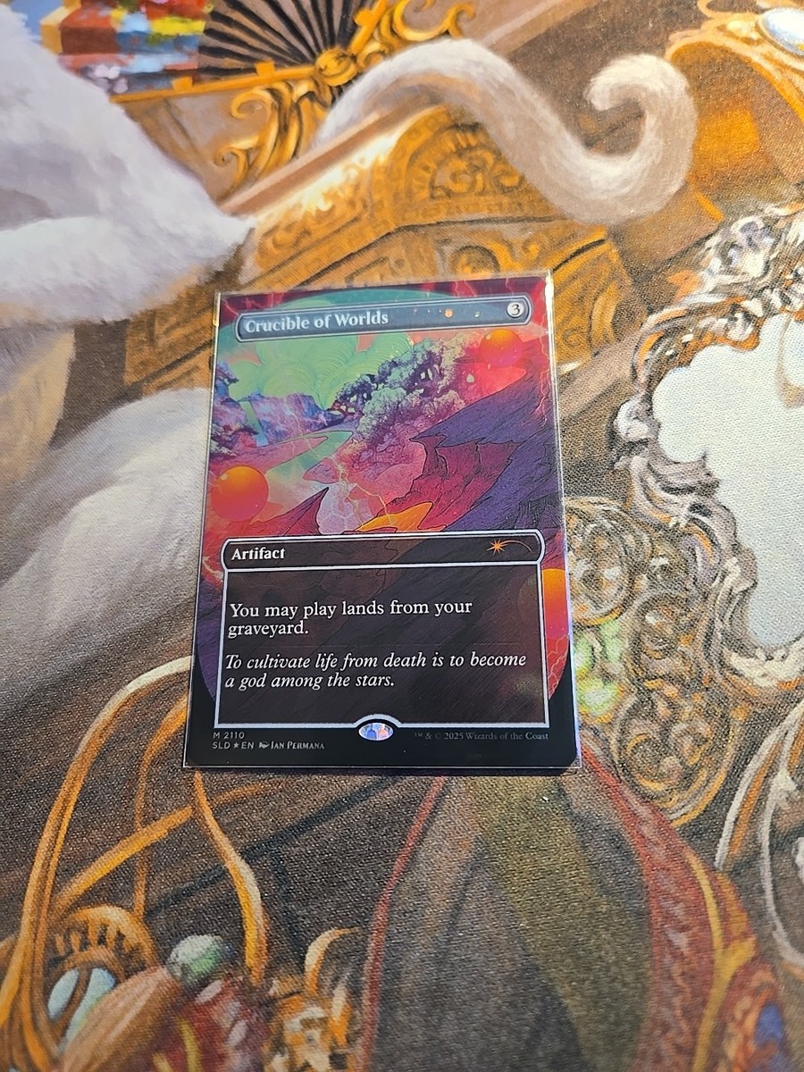Crucible Of Worlds 2110 Galaxy Foil MTG Secret Lair - Pack Fresh