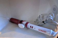 Conair Double Ceramic 1 1/2 Inch Curling Iron - White/Rose Gold - NO BOX