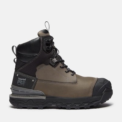 TIMBERLAND PRO Mens Boondock Ultralight Composite Toe Waterproof Work Boot GREY
