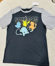 Pok&eacute;mon Nintendo/Creatures Inc/Game Freak Black & Gray Size XL T-shirt