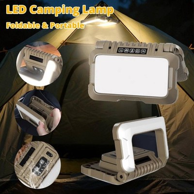 Camping LED Light Portable Rechargeable Foldable Work Light Outdoor Emergency