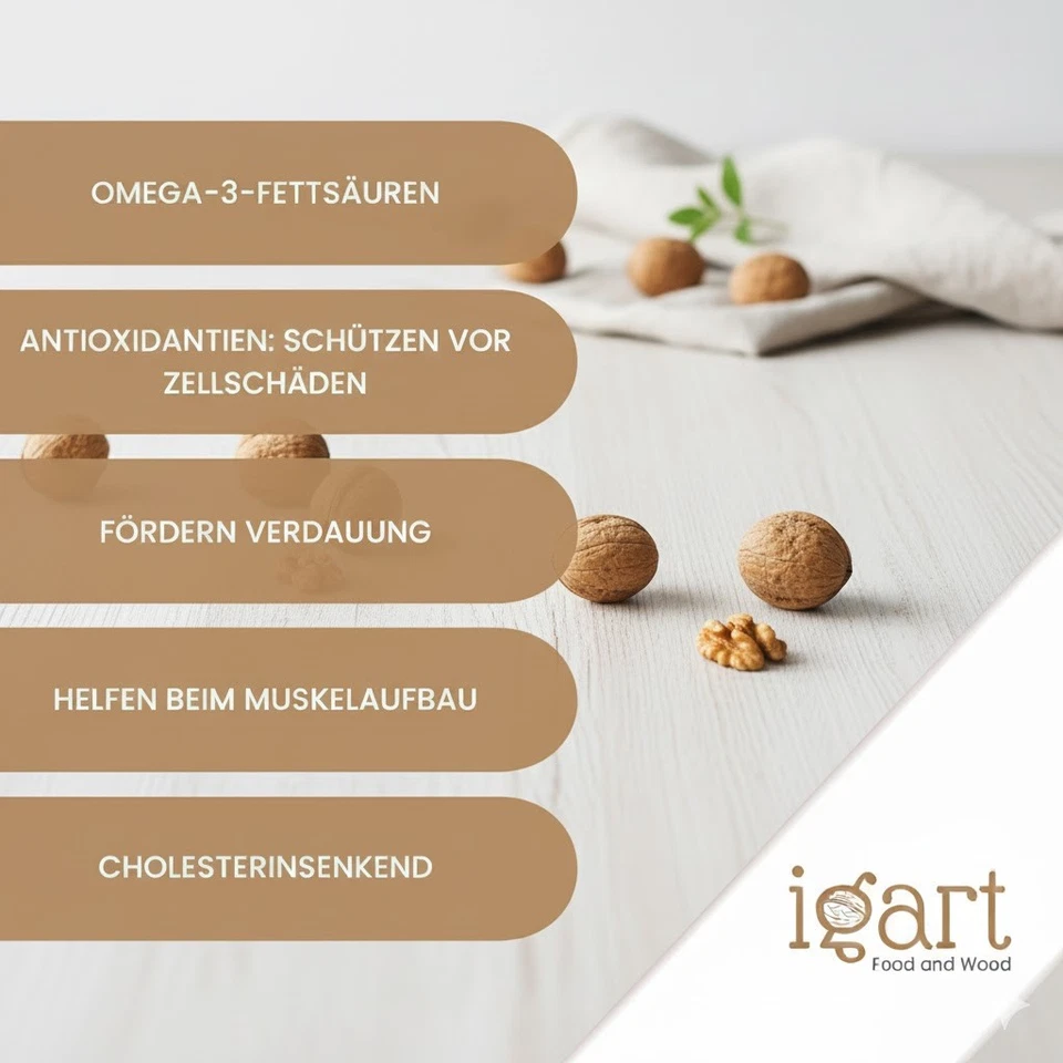 Walnüsse mit Schale von 1-100 kg – Getrocknet, Kalibriert, Ernte 2025 aus Polen - Bild 4 von 4