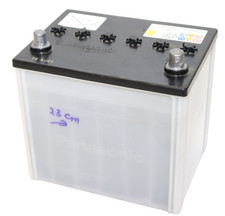 Panasonic Car Battery 12V 20HR 65Ah CCA 465A D23 75D23L-MF 23x20x17cm