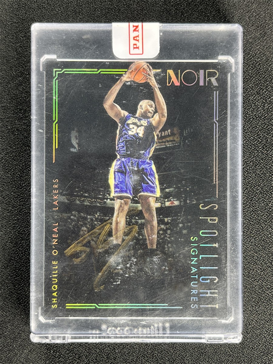 2017-18 Panini Noir Shaquille O'Neal #SS-SO Spotlight Signatures Auto /125