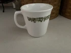Vintage Pyrex  Green Spring Blossom / Crazy Daisy coffee cup