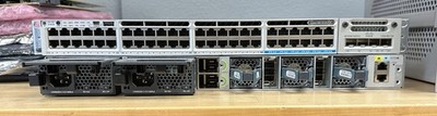 Cisco WS-C3850-12X48U-S Catalyst 3850 48 Port UPOE 12x10G Switch, 2x AC PSU