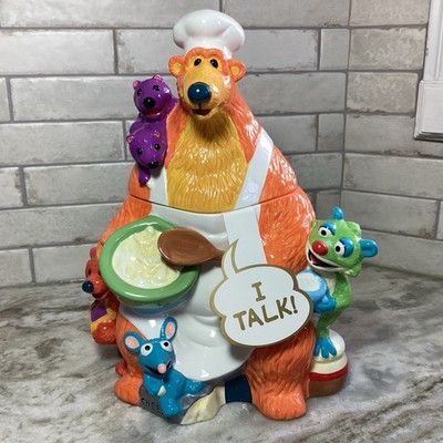 Vintage Disney Bear In The Big Blue House  Cookie Jar Ex. Condition
