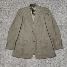 Bert Pulitzer Men's 42R Wool Brown 2 Button Sport Coat Blazer Single Vent