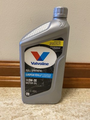Valvoline 893931 - 0W-30 Full Synthetic European Vehicle Engine Oil - 1 Quart