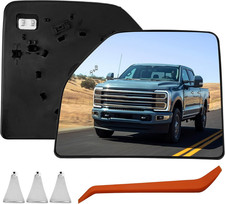 Driver Side Upper Mirror Glass For 2015-2020 Ford F1502017-2022 F250 F350 F450