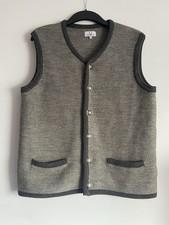 Mint condition Waldsch&uuml;tz men's traditional cardigan gray size M 48/50 wool blend