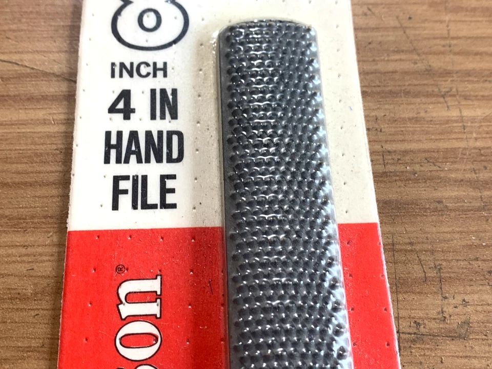 Nicholson 21860 Black Diamond 8" 4 in Hand Rasp File No. 21860 Made in USA NOS - Image 4 of 4