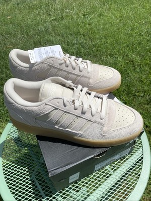 adidas Break Start Premium Low Lace Up Men 10.5 Off White Sneakers Casual Shoes