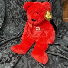 SP1a- Vintage Ty Pierre The Bear 14" Beanie Buddy Plush Toy Canada 2001