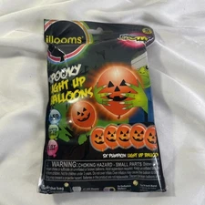 illooms Led Balloons 2012 Spooky Halloween Light Up Balloons Glow In The Dark 