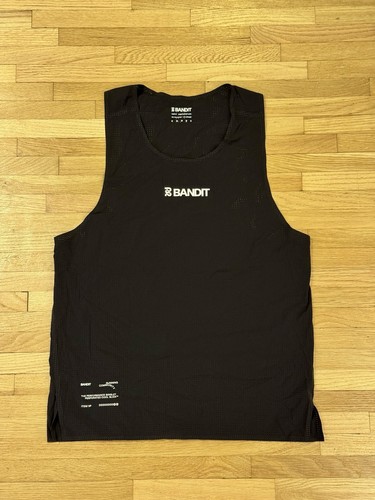 Bandit Running Vento Performance Singlet Black Men’s Medium