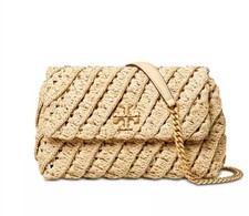 Tory Burch Kira Small Woven Crochet Bag 