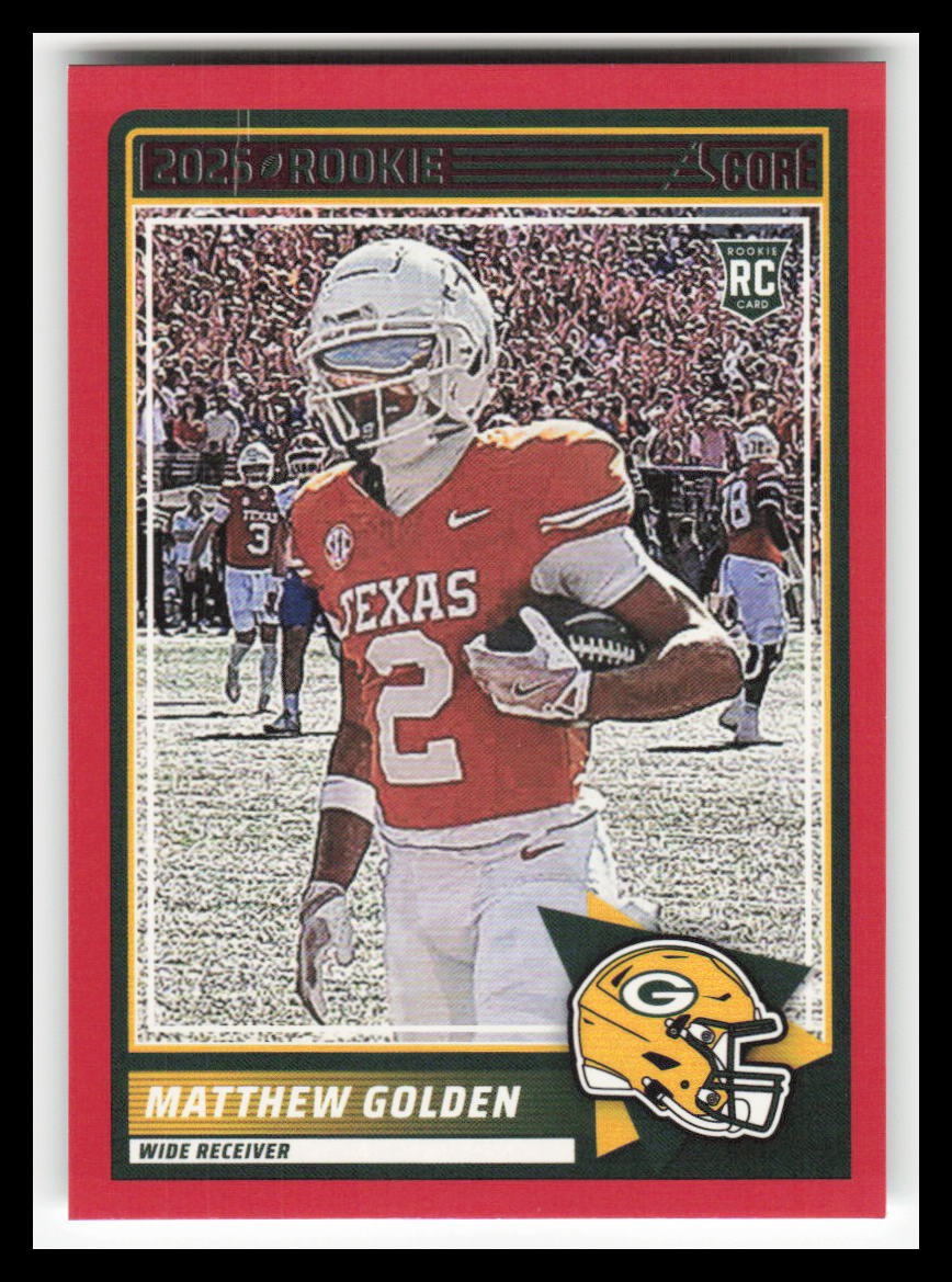2025 Score Rookies Red #56 Matthew Golden