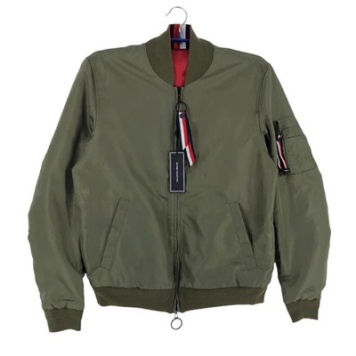 Veste Bomber Réversible Tommy Hilfiger Collection Pour Homme Taille M - RRP490£ - Photo 1/4