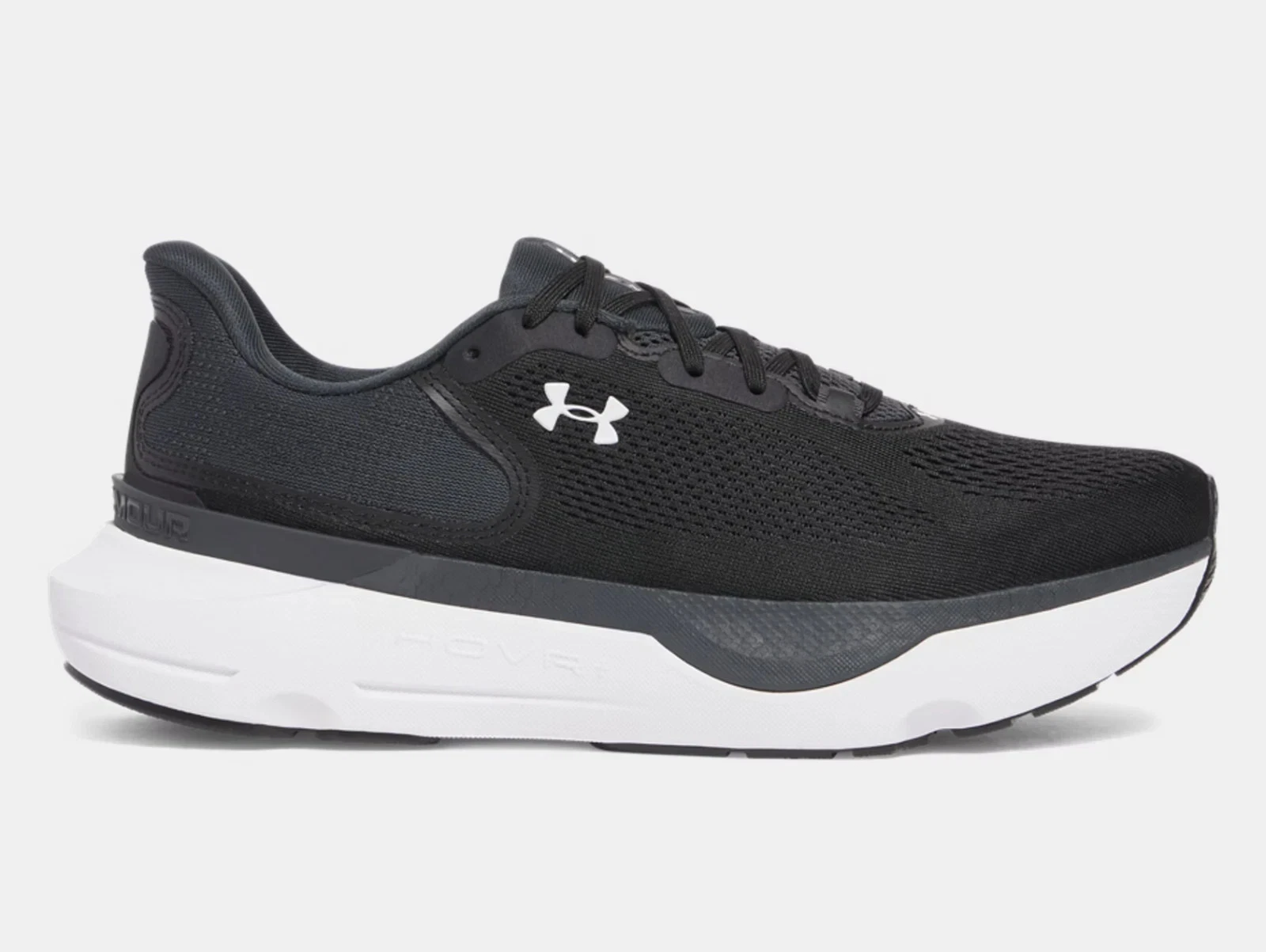 Under Armour UA Infinite Pro 2 Mens Size 12 Running Shoes Black/White NEW